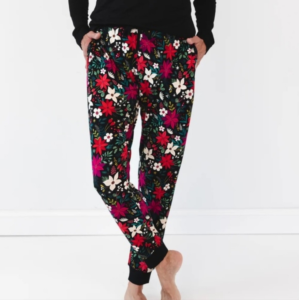 Little Sleepies Women's Pajama Pants Berry Merry Size Medium Joggers